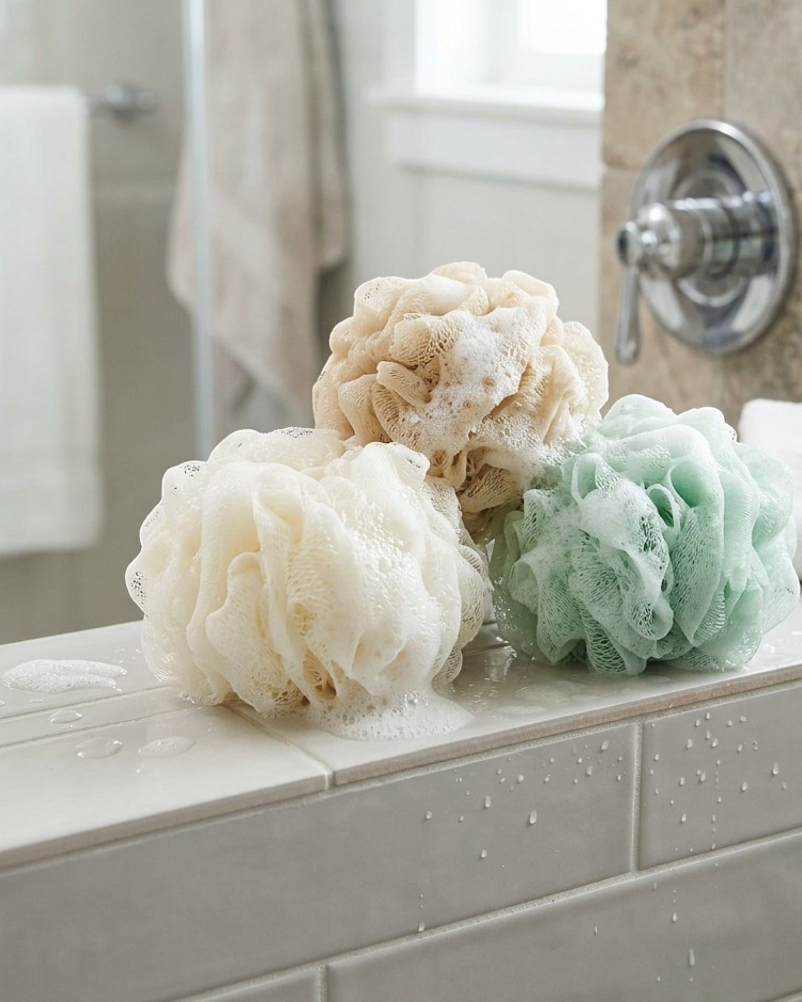 Wintor Ultra-Soft Exfoliating Bath Sponge Set